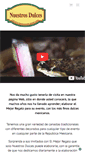Mobile Screenshot of nuestrosdulces.com